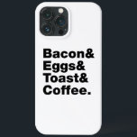 Case-Mate iPhone Case Petit-déjeuner (Bacon & oeufs & Toast & Coffee.)<br><div class="desc">Drôle Humour de petit-déjeuner buffet ~ Bacon et oeufs et toast et café. Globe Trotters se spécialise dans l'imagerie idiosyncratique du monde entier. Vous y trouverez des Cartes de Voeux,  Cartes Postales,  Posters,  Mousepads et plus encore.</div>