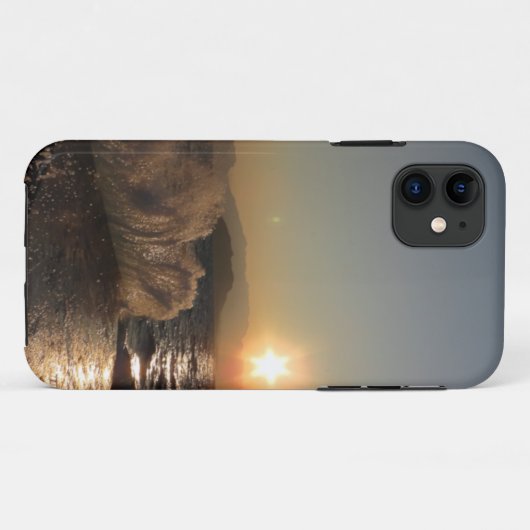 Coques Case-Mate iPhone Petit-déjeuner en Croatie beau coucher de soleil (Dos (Horizontal))