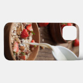 Coques Case-Mate iPhone Petit déjeuner sain (Verso (horizontal))