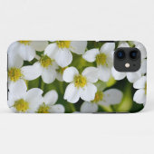 Coques Case-Mate iPhone Petit design de fleurs blanches (Dos (Horizontal))