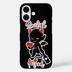 Coques iPhone 16 Petit Diable Méchant Amour Pagaie "Humeur Diaboliq