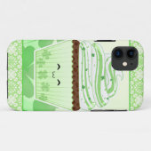 Coques Case-Mate iPhone Petit gâteau mignon de Jour de la Saint Patrick de (Dos (Horizontal))