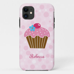 Coque iPhone 11 Petit gâteau rose doux