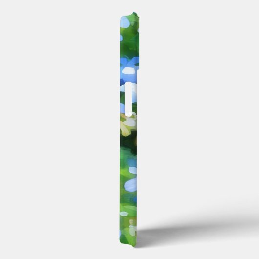 Coques Case-Mate iPhone Petit Jardin à fleurs bleu doux Boîtier téléphoniq (Verso / Droite)