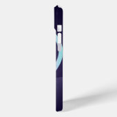 Coques Case-Mate iPhone Petit Monstre Bleu Mignon (Verso / Gauche)