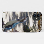 Coques Case-Mate iPhone Petit pingouin gris, (Dos (Horizontal))