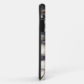 Coques Case-Mate iPhone Petit pingouin gris, (Dos/Droite)