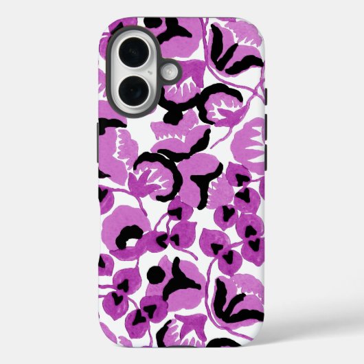 Coques Case-Mate iPhone Petit Pois (Berry) Beaux-Arts (Verso)