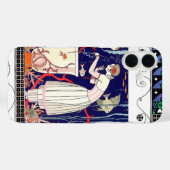 COQUES Case-Mate iPhone PETIT POISSON ÉTONNANT, MODE DE BEAUTÉ ART DÉCO (Verso (horizontal))