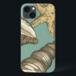 Case-Mate iPhone Case Petit trio Shell Turquoise<br><div class="desc">Megan Meagher est connue pour ses oeuvres d'art simples. Cette image montre la simplicité des trésors de la mer, des coquillages de conques et des étoiles de mer. Meagher englobe un arrière - plan turquoise à son image pour contraster ces trésors. Obtenez cette impression fine d'art dès aujourd'hui sur votre...</div>