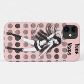 Coques Case-Mate iPhone petite amie danseuse rose (Dos (Horizontal))