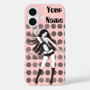 Coques iPhone 16 petite amie danseuse rose