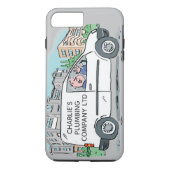 Coques Case-Mate iPhone Petite entreprise avec nom. Homme et fourgonnette (Dos)