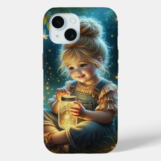 Coques Case-Mate iPhone Petite Fille Avec Des Bugs Éclair (Verso)