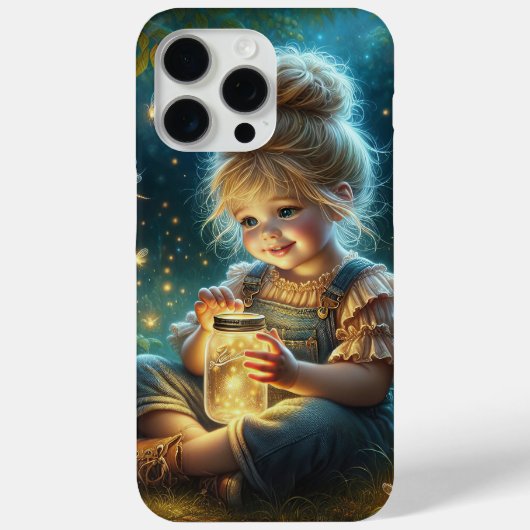 Coques Case-Mate iPhone Petite Fille Avec Pot de Lucioles (Verso)