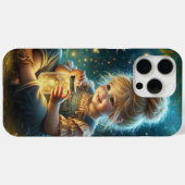 Coques Case-Mate iPhone Petite Fille Avec Pot de Lucioles (Verso (horizontal))