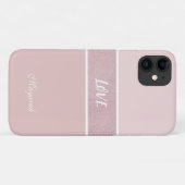Coques Case-Mate iPhone Petite fille rose douce (Dos (Horizontal))