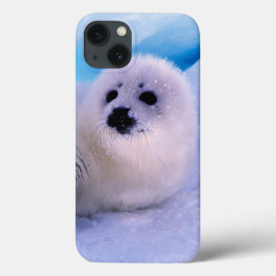Case-Mate iPhone Case Petite hanche de phoque à harpe recouverte de floc