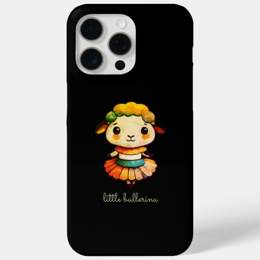 Coques Case-Mate iPhone Petite mignonne mouton Ballerina (Verso)