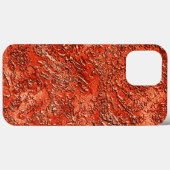 Coques Case-Mate iPhone Petite texture de sillon sur le rouge cardinal au  (Verso (horizontal))