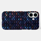 Coques Case-Mate iPhone Petites échelles violettes foncées (Verso (horizontal))