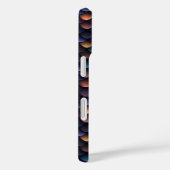 Coques Case-Mate iPhone Petites échelles violettes foncées (Verso / Droite)