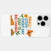 Coques Case-Mate iPhone Petites Étapes, Grands Changements - Stickers Moti (Verso (horizontal))