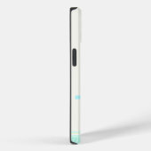 Coques Case-Mate iPhone Petites filles hibou vert menthe aqua (Verso / Droite)