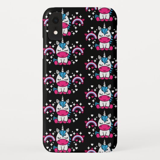 Coques Case-Mate iPhone Petites filles Unicorn Pony (Dos)