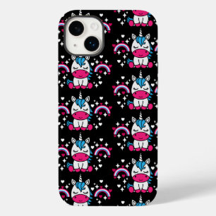 Coque Pour iPhone 14 Plus Petites filles Unicorn Pony