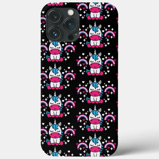 Coques Case-Mate iPhone Petites filles Unicorn Pony (Verso)