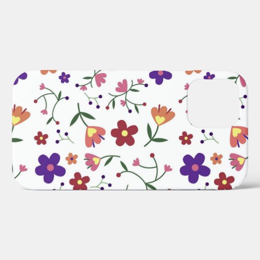 Coques Case-Mate iPhone Petites fleurs (Verso (horizontal))