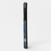 Coques Case-Mate iPhone Petites fleurs bleu clair motif (Dos/Gauche)