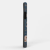 Coques Case-Mate iPhone Petites fleurs bleu clair motif (Dos/Droite)