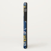 Coques Case-Mate iPhone Petites fleurs mignonnes bleu marine vi (Dos/Gauche)