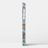 Coques Case-Mate iPhone petites maisons de ville motif  (Verso / Gauche)