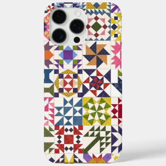 Coques Case-Mate iPhone Petits blocs de courtepointe Téléphone - iPhone 16 (Verso)