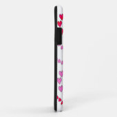 Coques Case-Mate iPhone Petits coeurs rose rouge AMOUR (Dos/Droite)