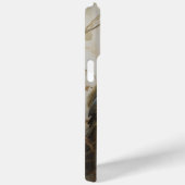 Coques Case-Mate iPhone Petits oiseaux bleus compagnons de chat (Verso / Droite)
