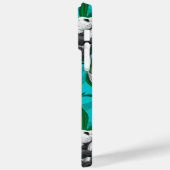 Coques Case-Mate iPhone Petits panda turquoise (Verso / Gauche)