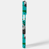 Coques Case-Mate iPhone Petits panda turquoise (Verso / Droite)