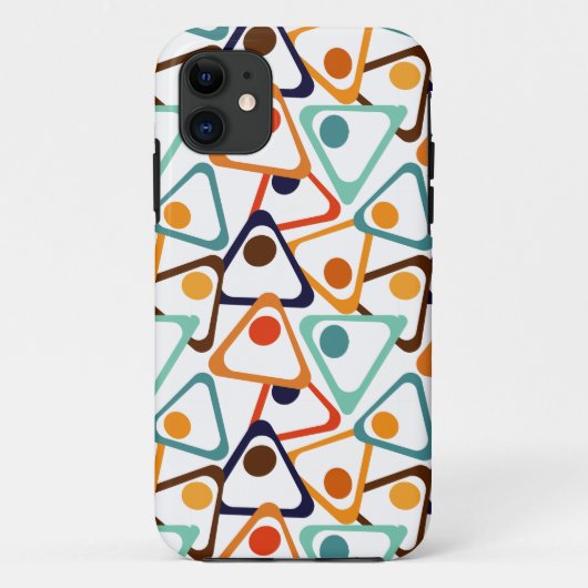Coques Case-Mate iPhone Petits triangles les années 70 (Dos)