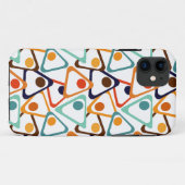Coques Case-Mate iPhone Petits triangles les années 70 (Dos (Horizontal))