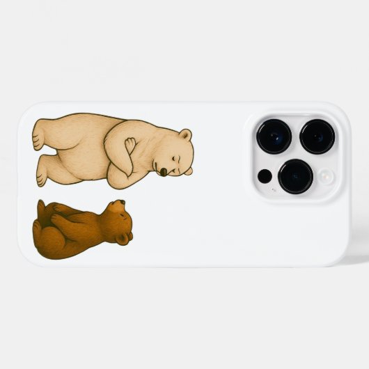 Coques Case-Mate iPhone Petits yeux, grands rêves (Verso (horizontal))