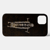Coques Case-Mate iPhone Pétroglyphe de chaman (Verso (horizontal))