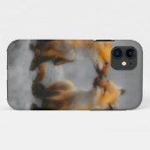 Coques Case-Mate iPhone Peu d'amour de Fox (Dos (Horizontal))