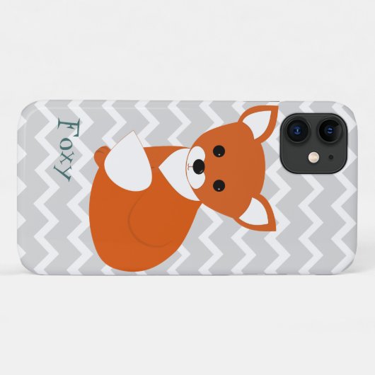 Coques Case-Mate iPhone Peu de conception de Fox rouge (Dos (Horizontal))