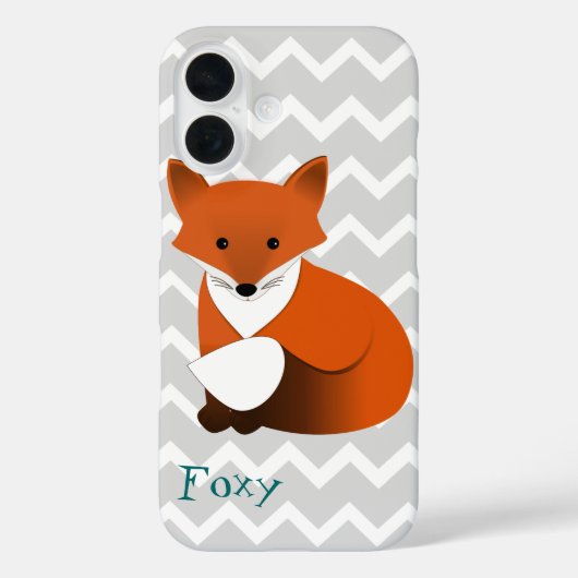 Coques Case-Mate iPhone Peu de conception de Fox rouge (Verso)