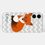 Coques Case-Mate iPhone Peu de conception de Fox rouge (Verso (horizontal))
