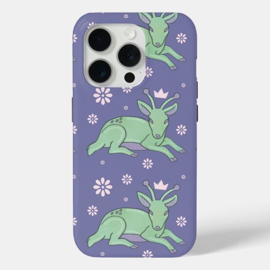 Coques Case-Mate iPhone Peuple de cerfs extraterrestres Art folklorique | (Verso)
